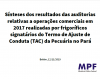 MPF Resultados das Auditorias em 2019 - Síntese
