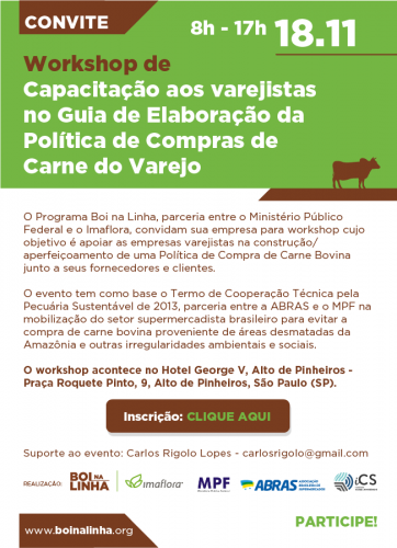 Workshop de capacitação dos varejistas em São Paulo (SP)