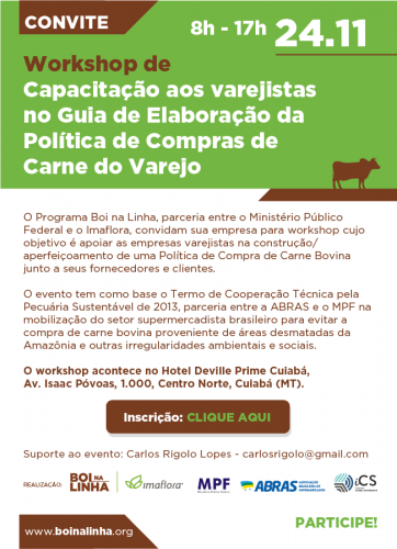 Workshop de capacitação dos varejistas em Cuiabá (MT)