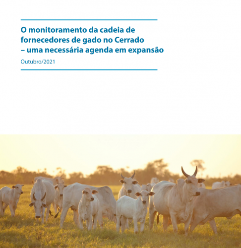 Documento sobre monitoramento da cadeia de fornecedores de gado no Cerrado está disponível no site
